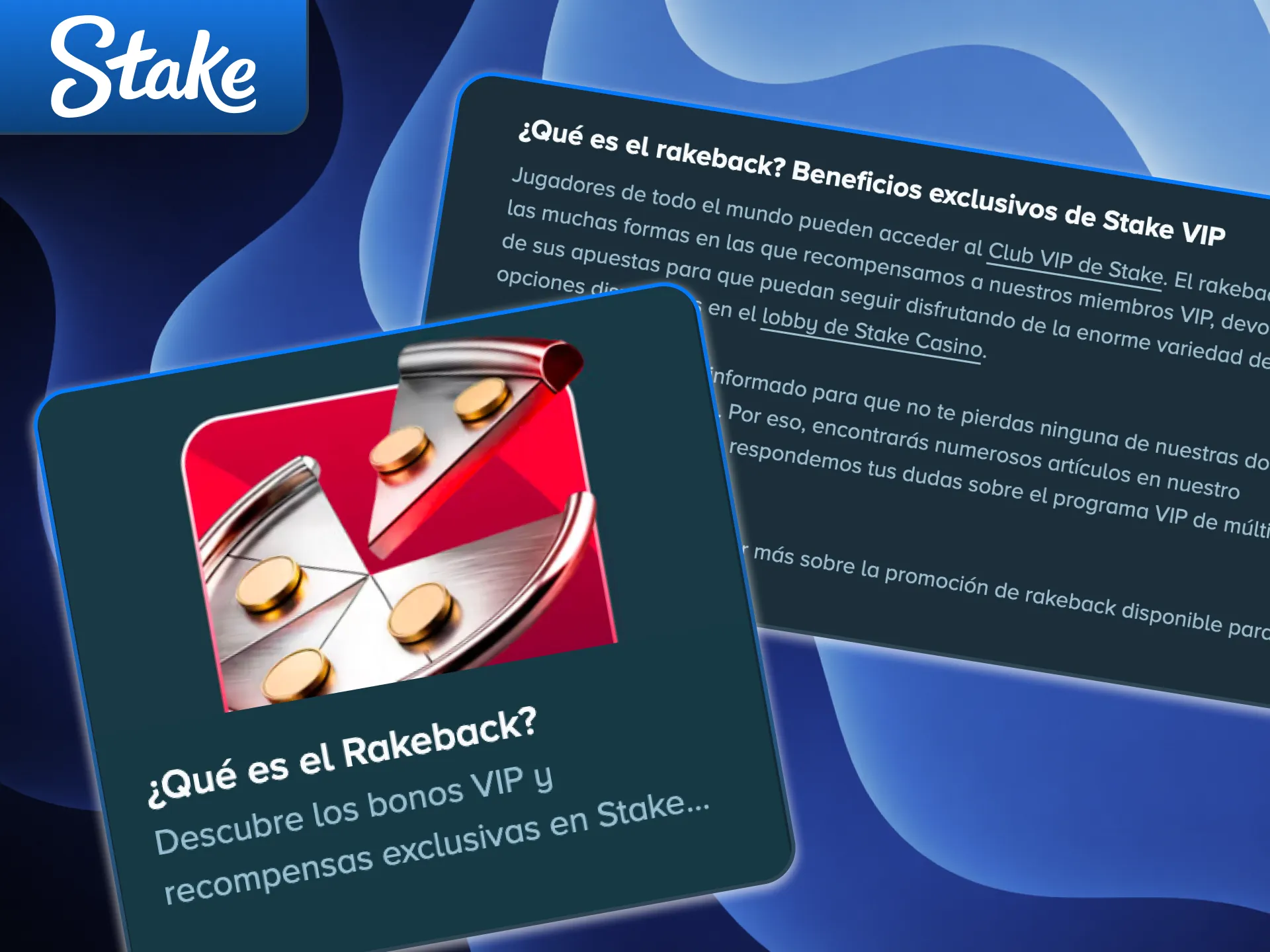 Maximiza tus ganancias con el Rakeback Instantáneo disponible en Stake.