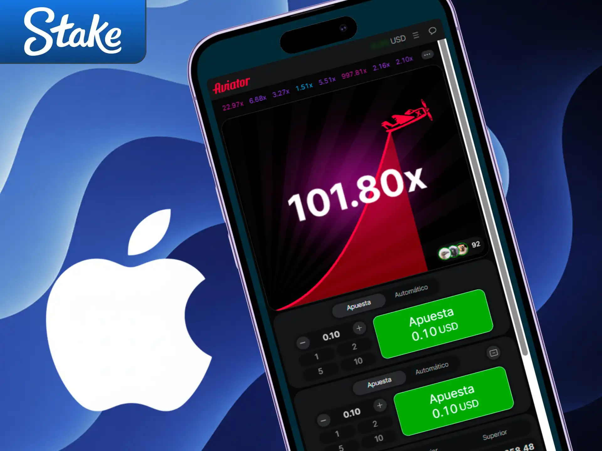 Consulta las instrucciones para descargar e instalar Aviator en iOS y llevar el juego en tu dispositivo Apple.